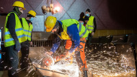 DCLRekonstrukce začala nemilosrdnou likvidací starých sedadel. Někdo by se jim možná takto rád pomstil za jejich nepohodlí. (Foto poskytl MUCL, autor Vít Černý.)